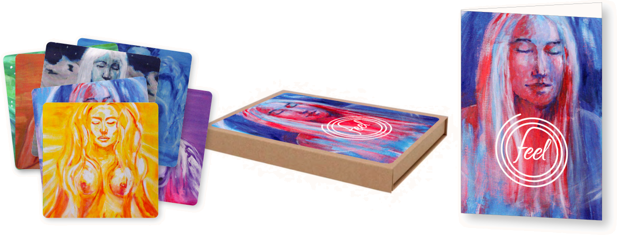 Feel doos boekje en kaarten